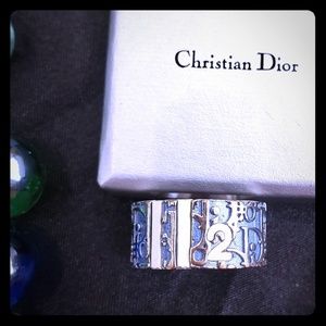 Christian Dior blue ring